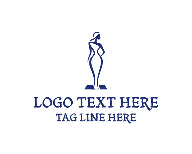 Woman Silhouette Body Logo