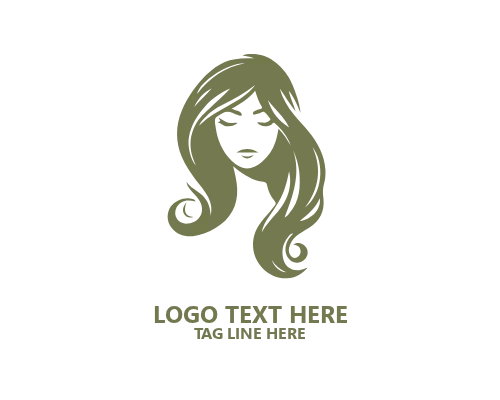 Women Hair Salon Logo