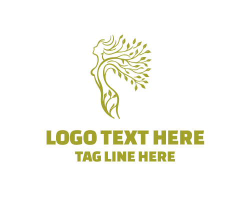 Women Tree Art Logo