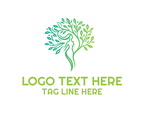 Women Tree Elegance Logo 