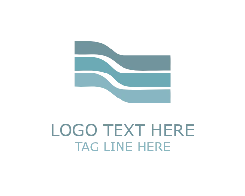 Woven Abstract Ribbon Logo for Connection and Modern Branding