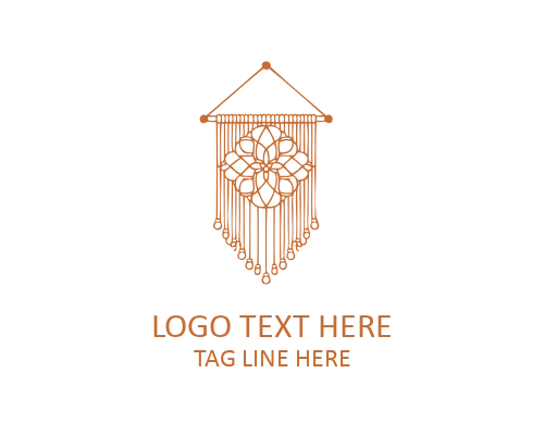 Woven Arch Macramé Logo
