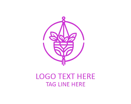 Woven Arrow Macramé Logo