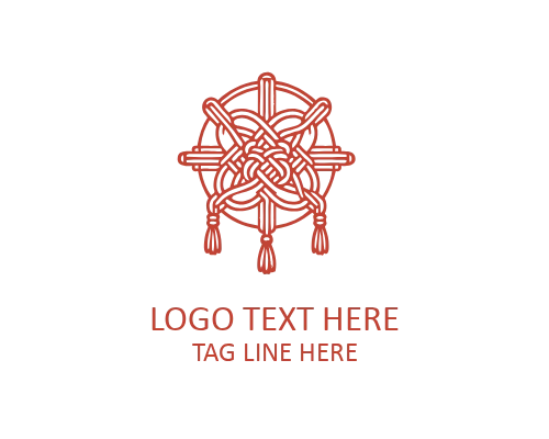 Woven Bow Macramé Logo