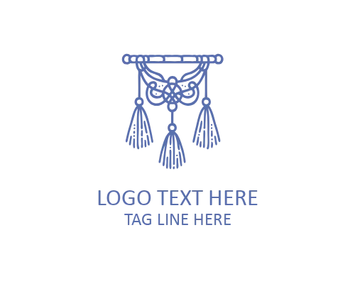 Woven Circle Macramé Logo