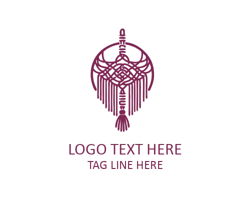 Woven Diamond Macramé Logo