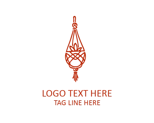 Woven Shape Macramé Logo