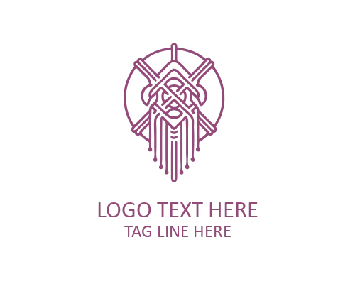 Woven Snowflake Macramé Logo