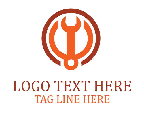 Wrench Mechanic Logo