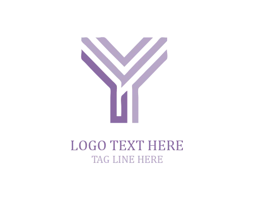 Y Monogram Letter Logo