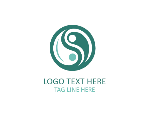 YinYang Energy Flow Logo