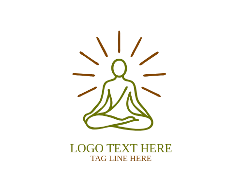  Yoga Awakening Symbol Logo