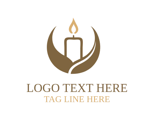 Yoga Candle Logo