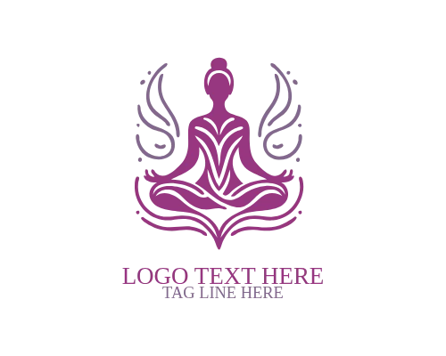 Yoga Flow Energy Logo