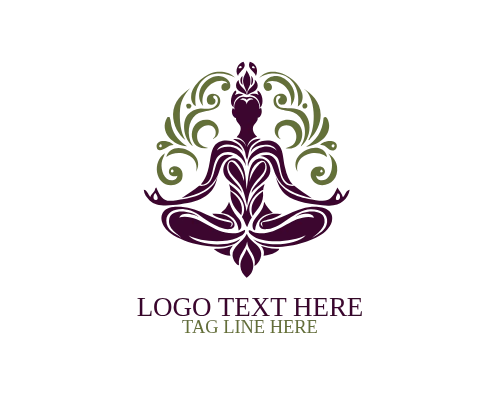 Yoga Line Art Logo