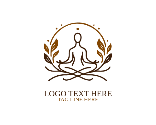 Yoga Lotus Balance Logo