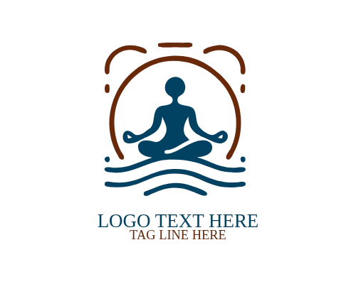 Yoga Meditation Circle Logo