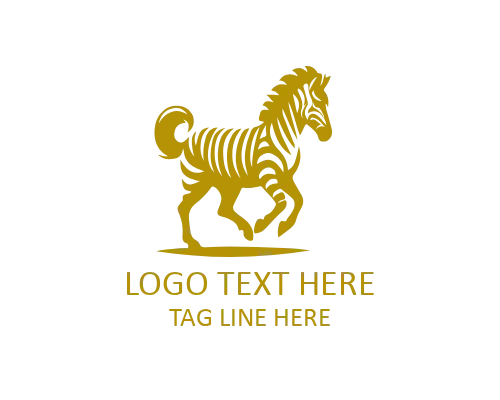  Zebra Head Logo for Minimal and Modern Wildlife Branding