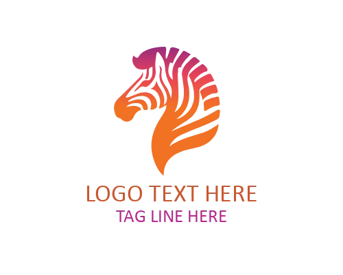 Zebra Profile Logo for Elegant and Modern Wildlife Brands