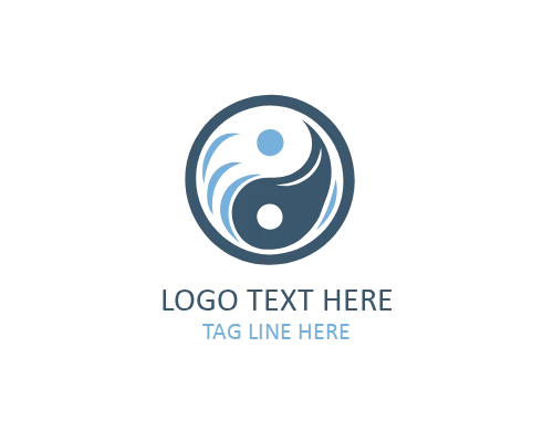 Zen Balance YinYang Logo