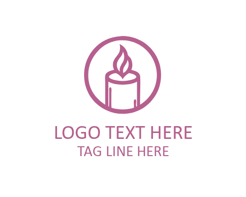 Zen Drop Flame Candle Logo