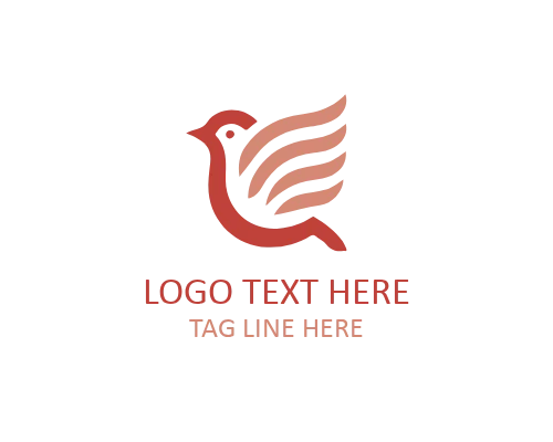 Zen Linear Bird Symbol
