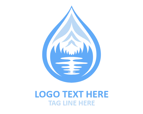 Zen Water Drop Logo