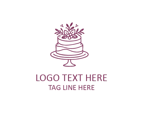 Zucchini Cake Logo for Healthy Bakeries, Veggie Desserts, and Organic Sweet Treat Brands